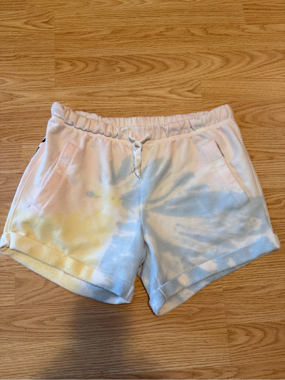 PINK Victoria's Secret Pastel Tie-Dye Athletic Lounge Shorts